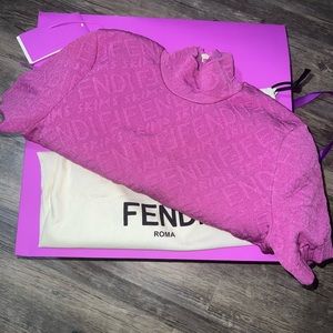 Fendi skims purple dress